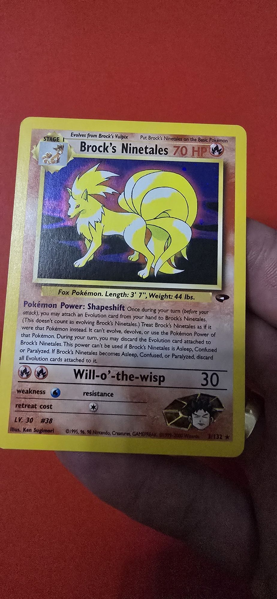 Sprzedam stara karte pokemon holograficzna