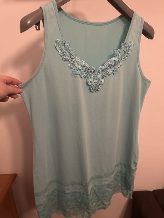 Koszula nocna/halka z koronką