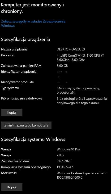 All in One Lenovo AIO komputer z monitorem Lenovo S40-40 21,5"