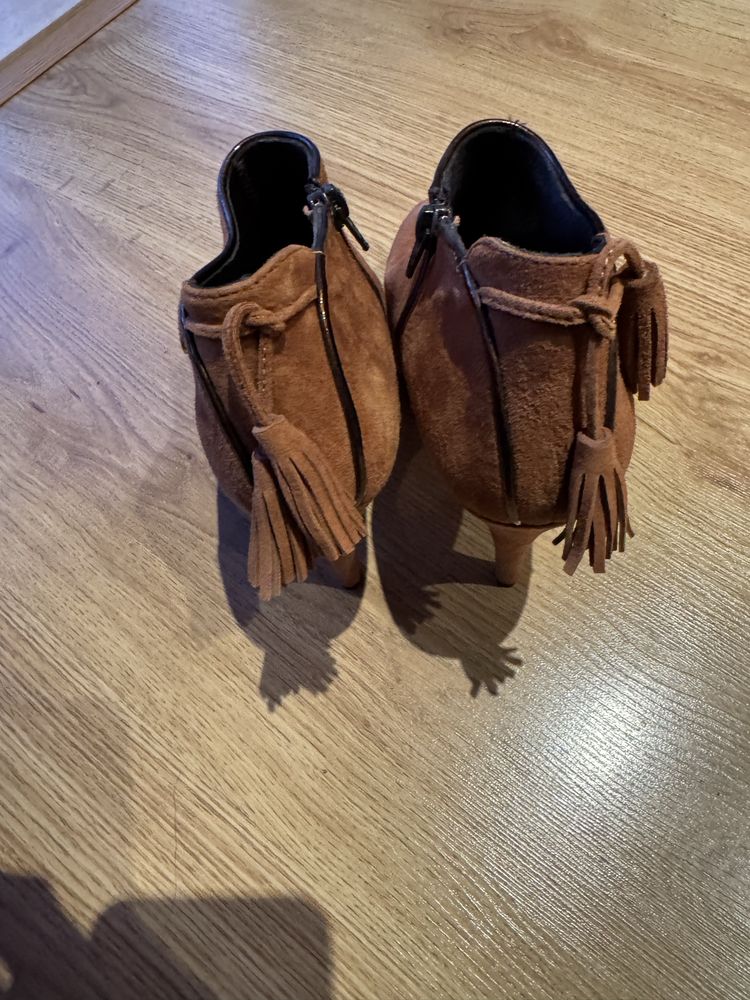 Botas de salto  camel Seaside