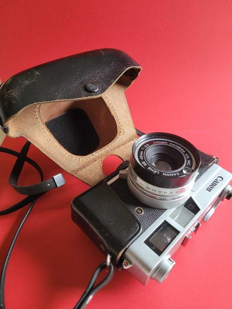 Canon Canonet QL25 (1965) - com estojo, a funcionar