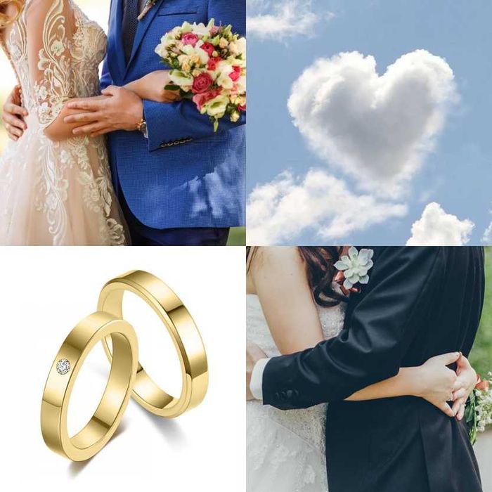 Śliczna Para Złotych Obrączek Ślubnych Błyszcząca Cyrkonia KO21