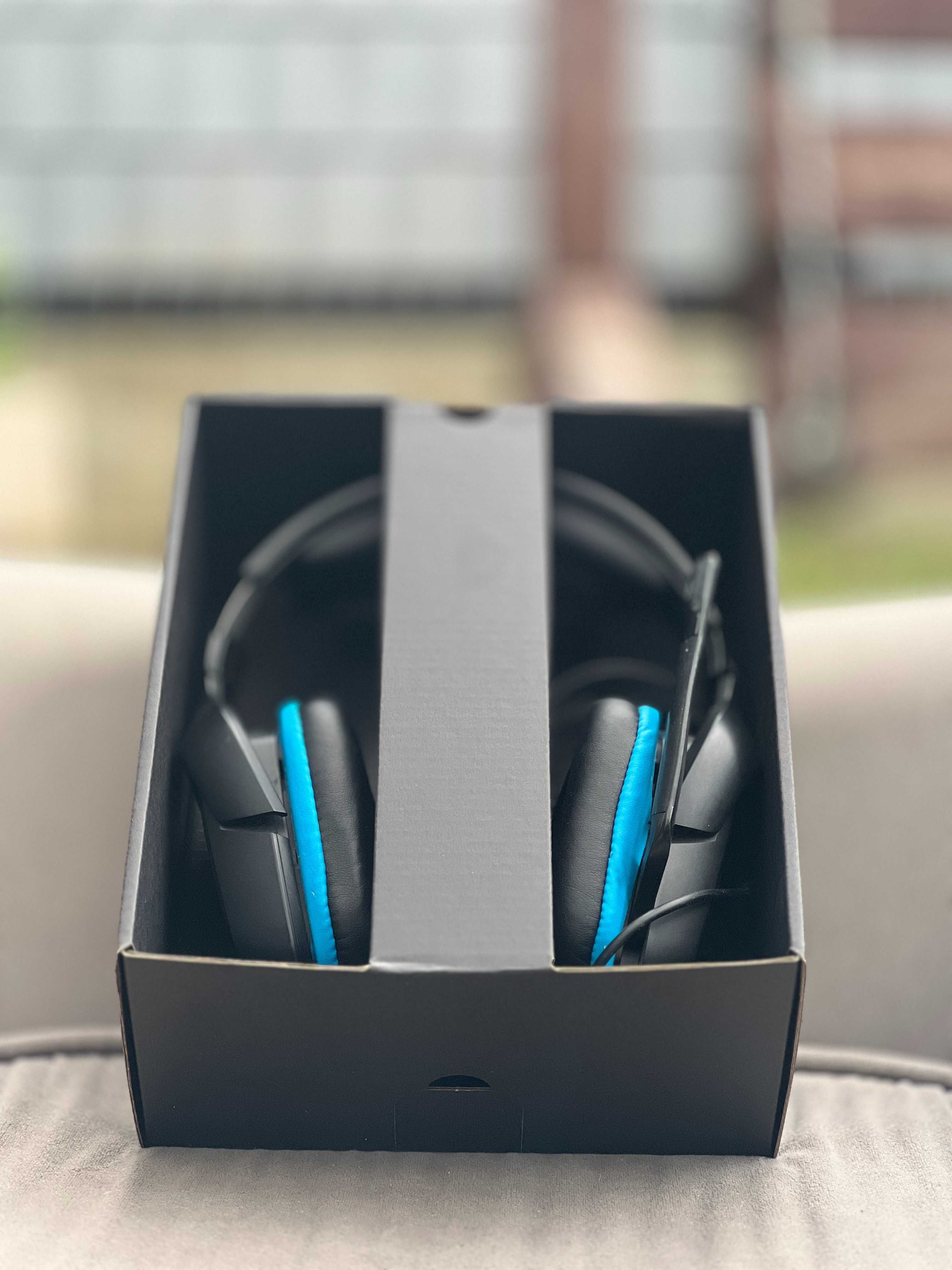 Słuchawki przewodowe Logitech G 432 z mikrofonem jak nowe