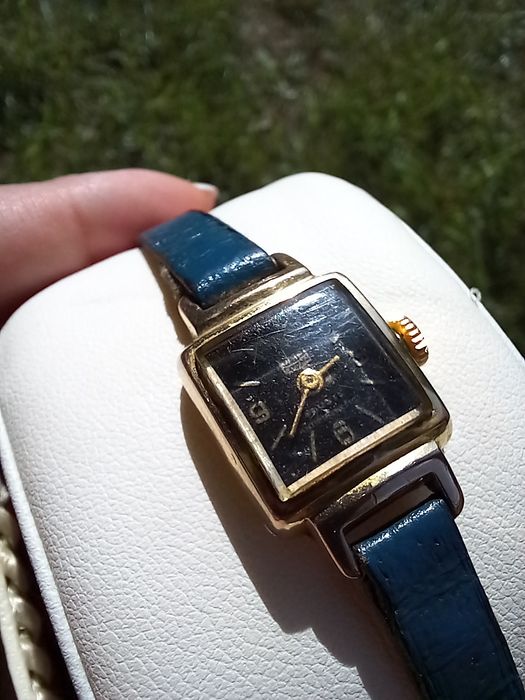 Zegarek umf ruhla vintage stary 20 mikronów naręczny sprawny