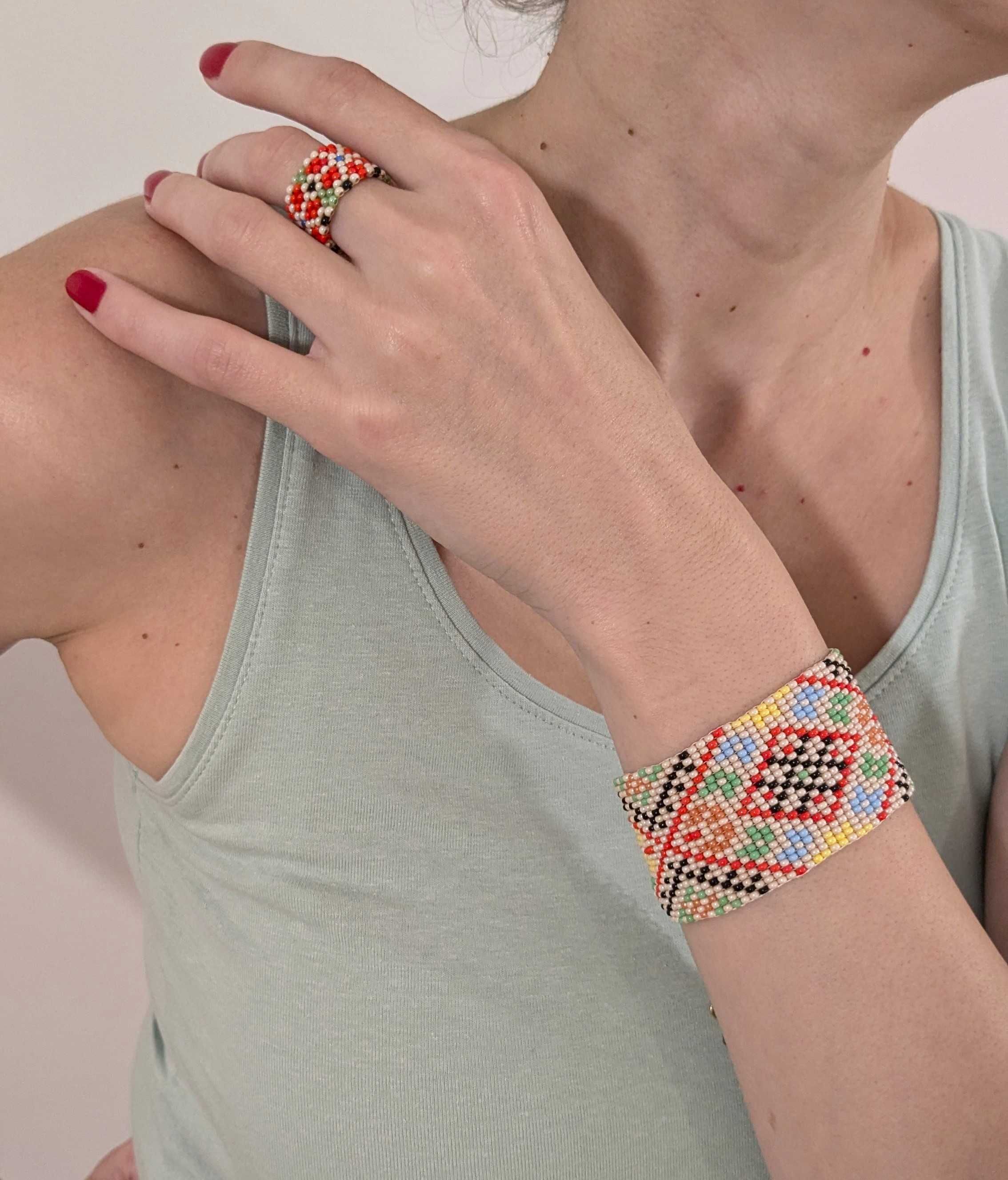 Bransoletka i pierścionek handmade