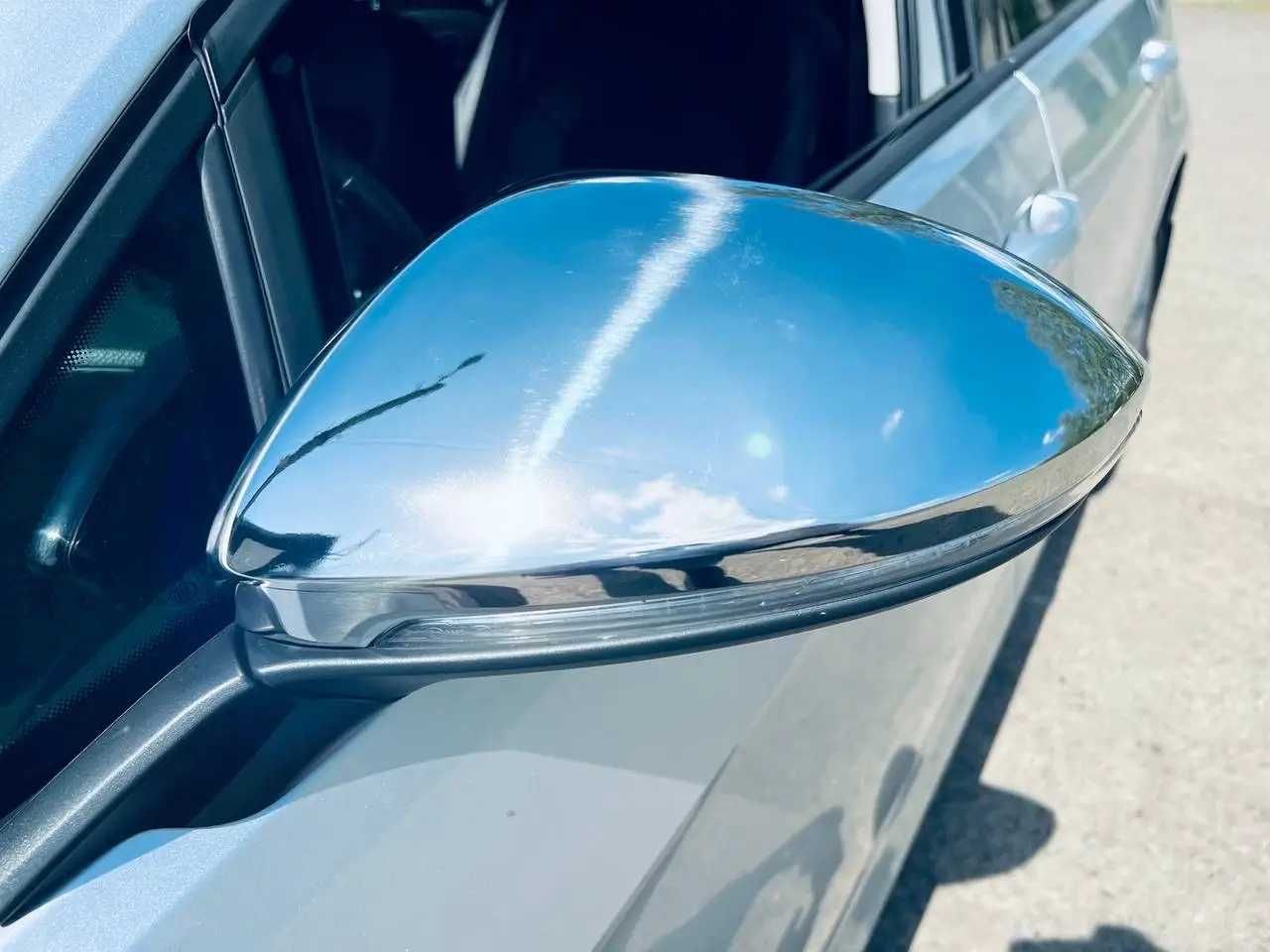Накладки на зеркала (2 шт, СТАЛЬ) - Volkswagen Golf 7