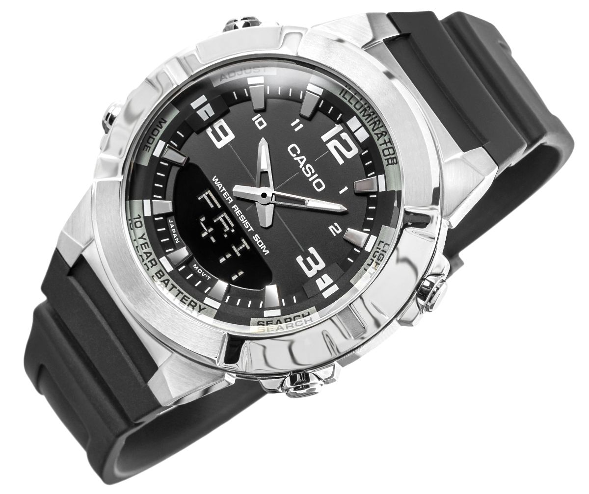 zegarek męski casio amw-870-1avdf + box