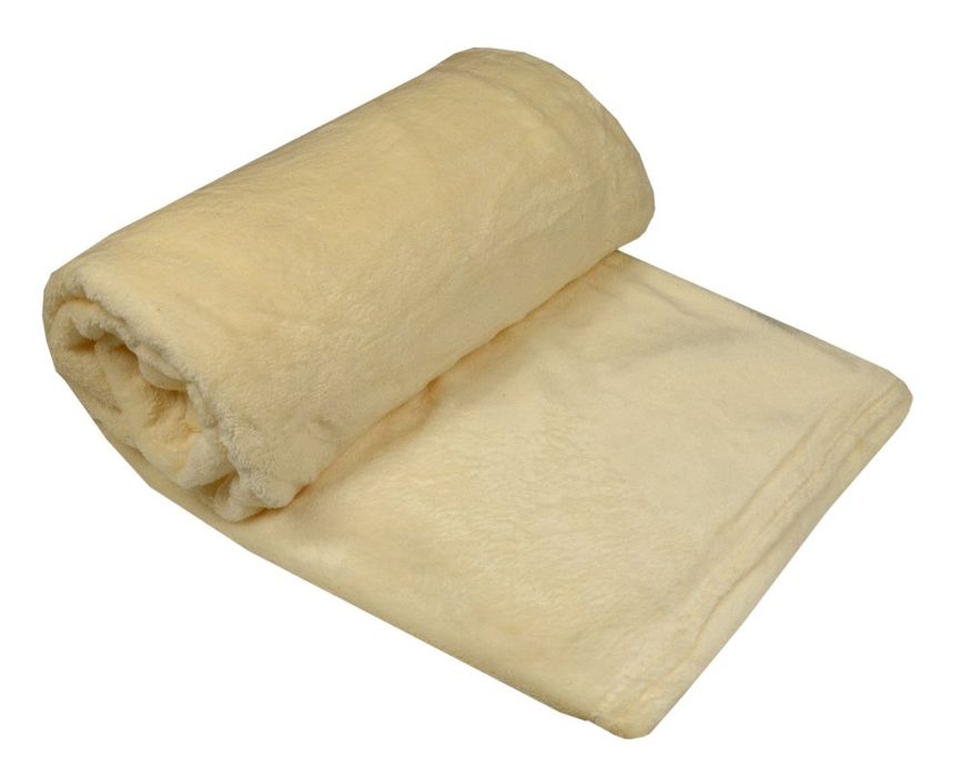 Ciepły koc z Microfibry 160x210 KREM 9 eStilex