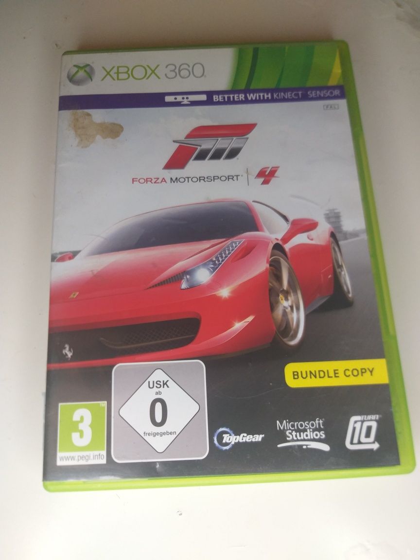 Gra Forza Motorsport 4 Xbox 360 pudełkowa wyścigowa płyta x360 na kons