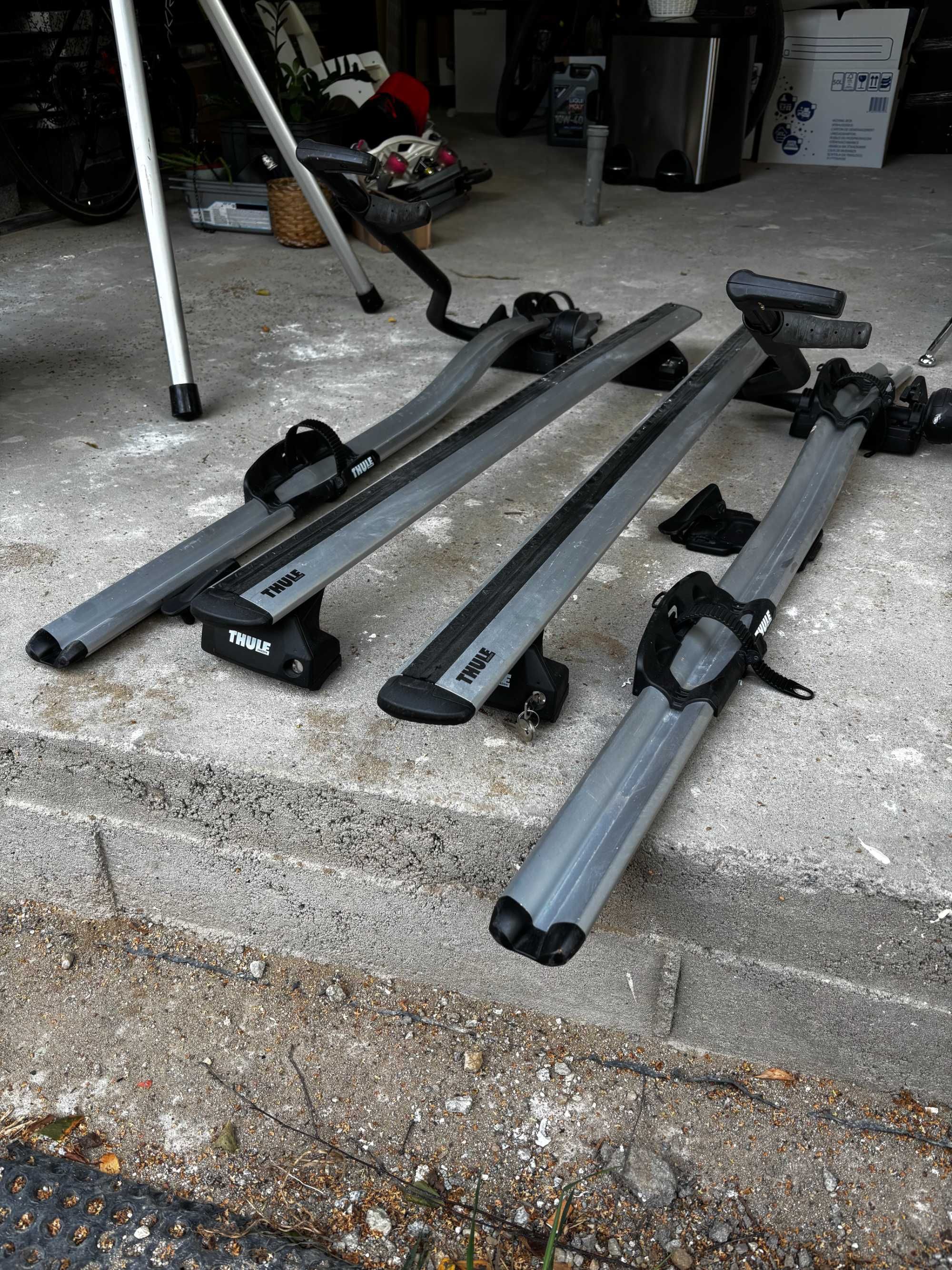 Bagażnik dachowy na rowery THULE Wingbar + THULE ProRide do Volvo