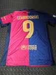Spain Barcelona 24-25 season home jersey #9 Lewandowski R.S