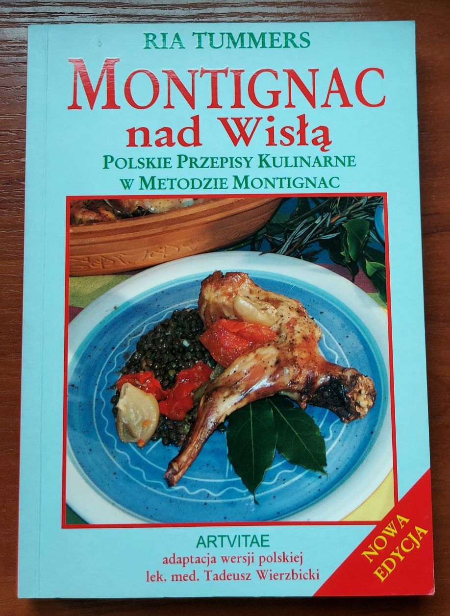 Zdrowie Dieta Montignac Jeść aby schudnąć i Przepisy nad Wisłą kpl 2 *