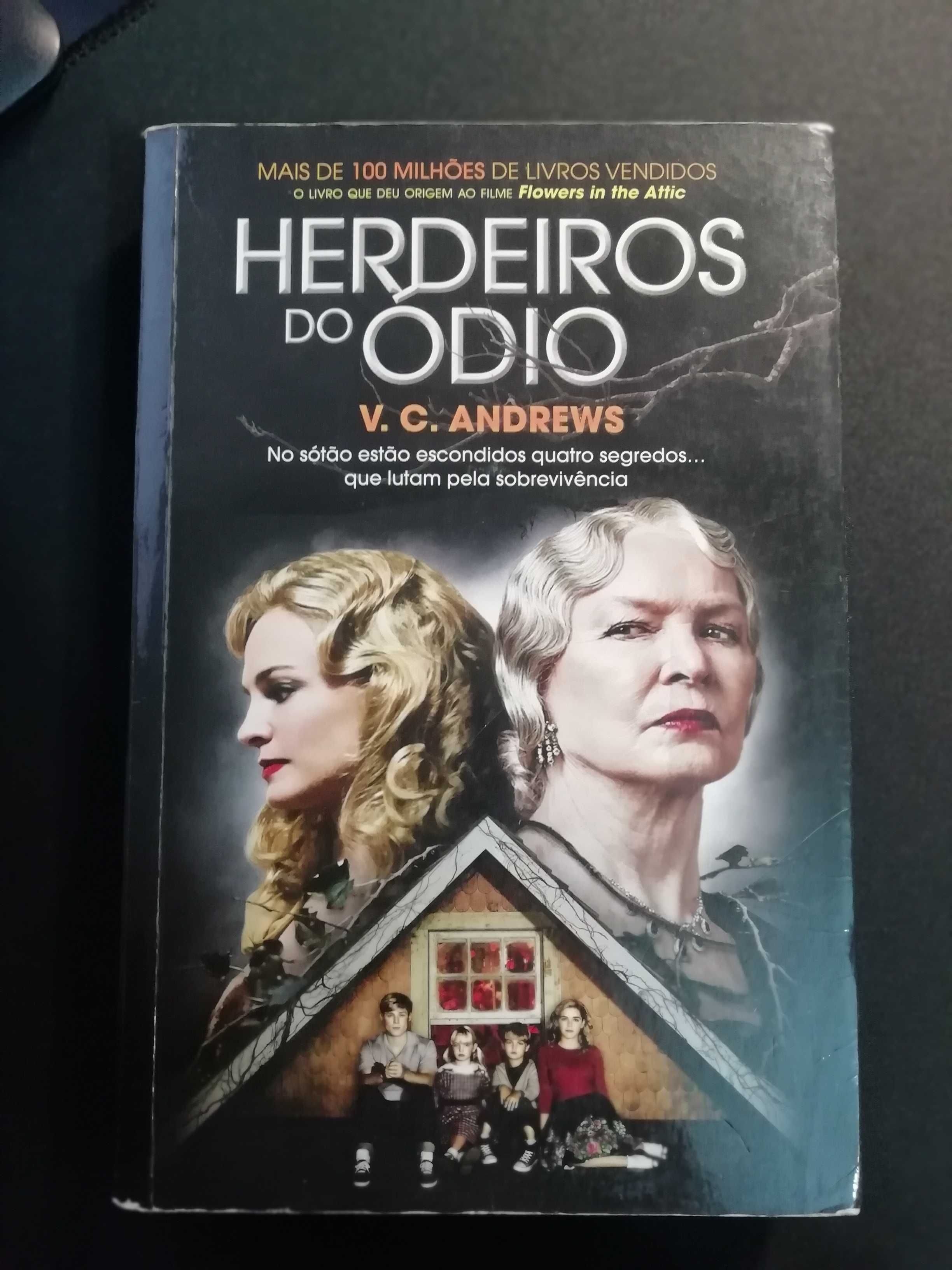 Livro "Herdeiros do ódio", de Virginia C. Andrews