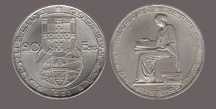 Lote de 60 moedas em prata