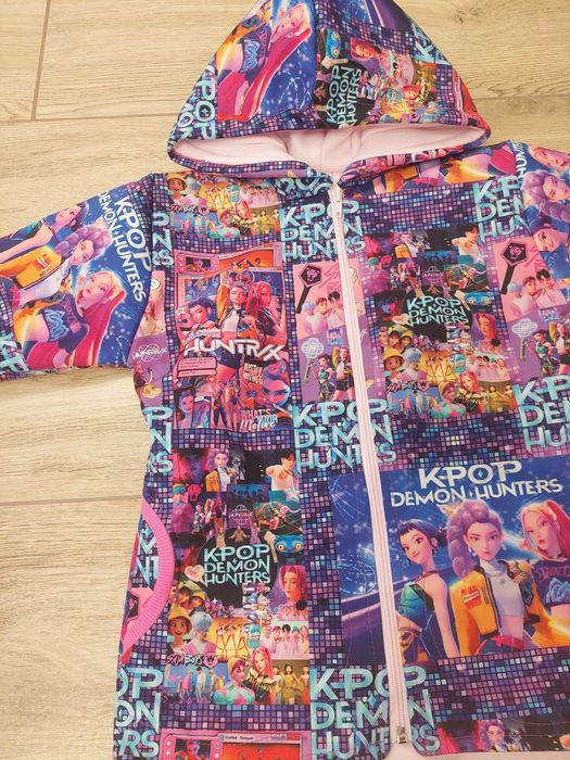 Kurtka softshell KPop cieplana polarkiem lub barankiem