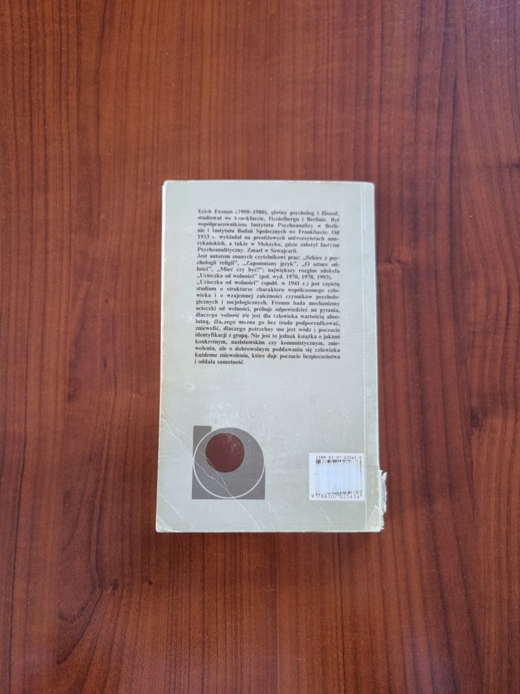 Ucieczka od wolności - Erich Fromm