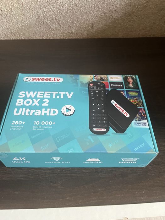 Смарт/Smart приставка inext Sweet TV Box2 ULTRA HD Нова запакована!
