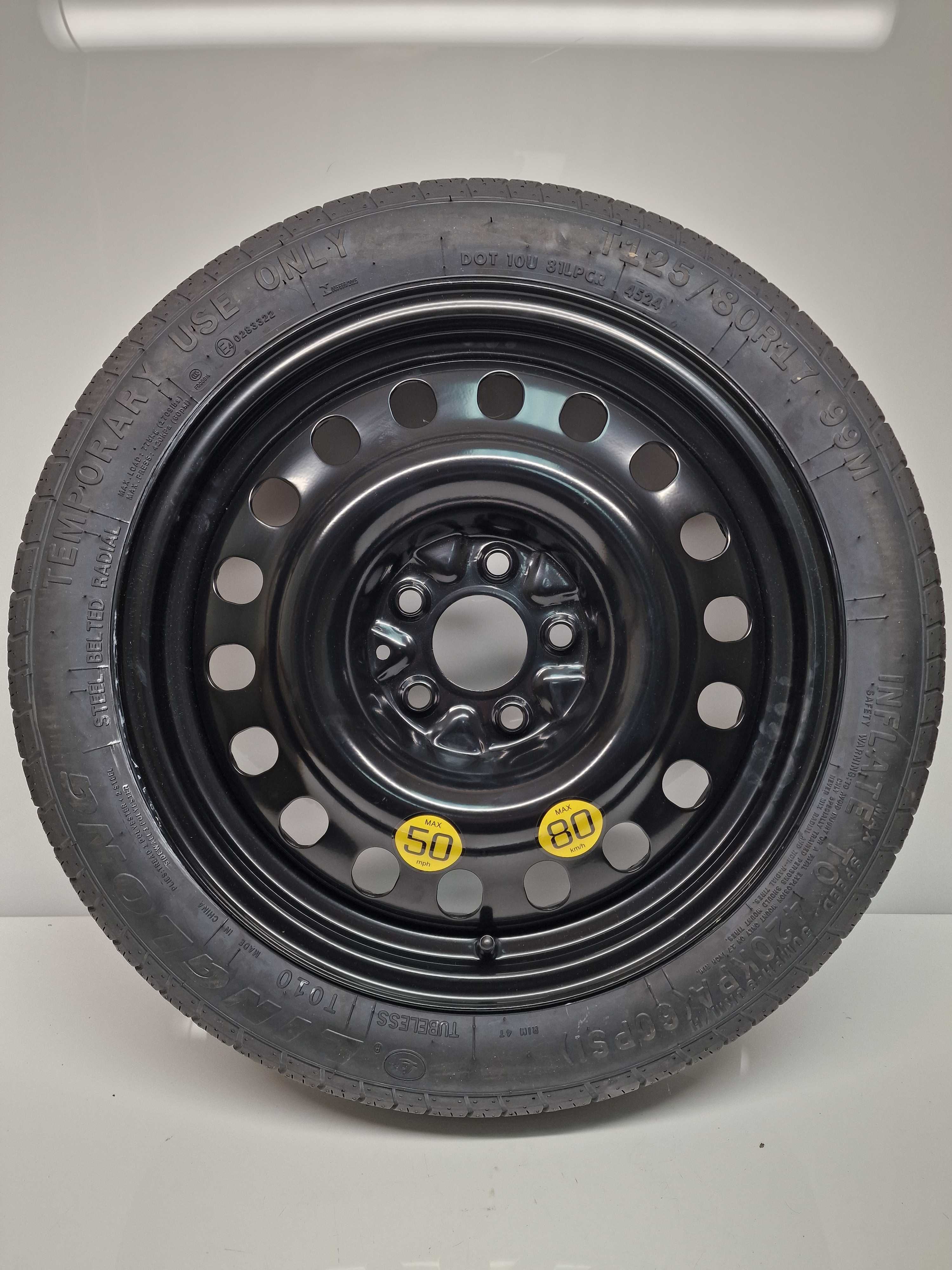 Koło dojazdowe + zestaw Toyota Corolla 17"