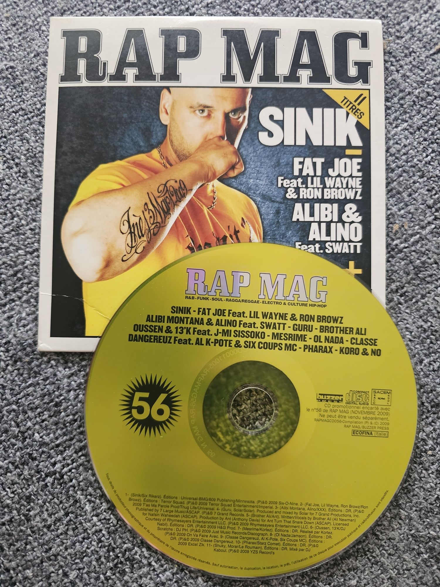 Płyta z magazynu Rap Mag. Nr 56.