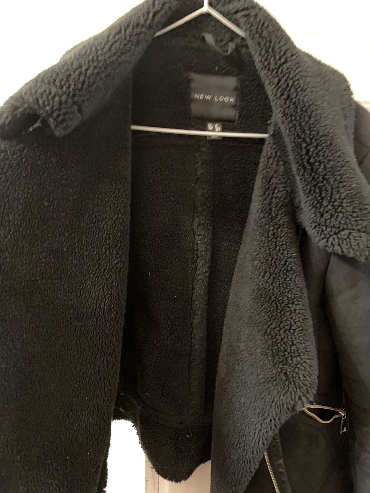 Дублянка / куртка чорна New look