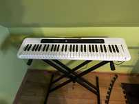 Keyboard Casio MU CT-S200 WE biały z podstawką