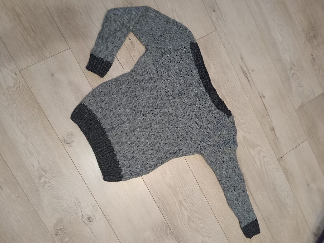 Sweter damski, szary, rozmiar 38 40