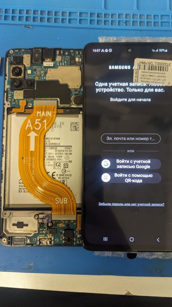 Разборка Samsung A51 a515 f плата розбірка