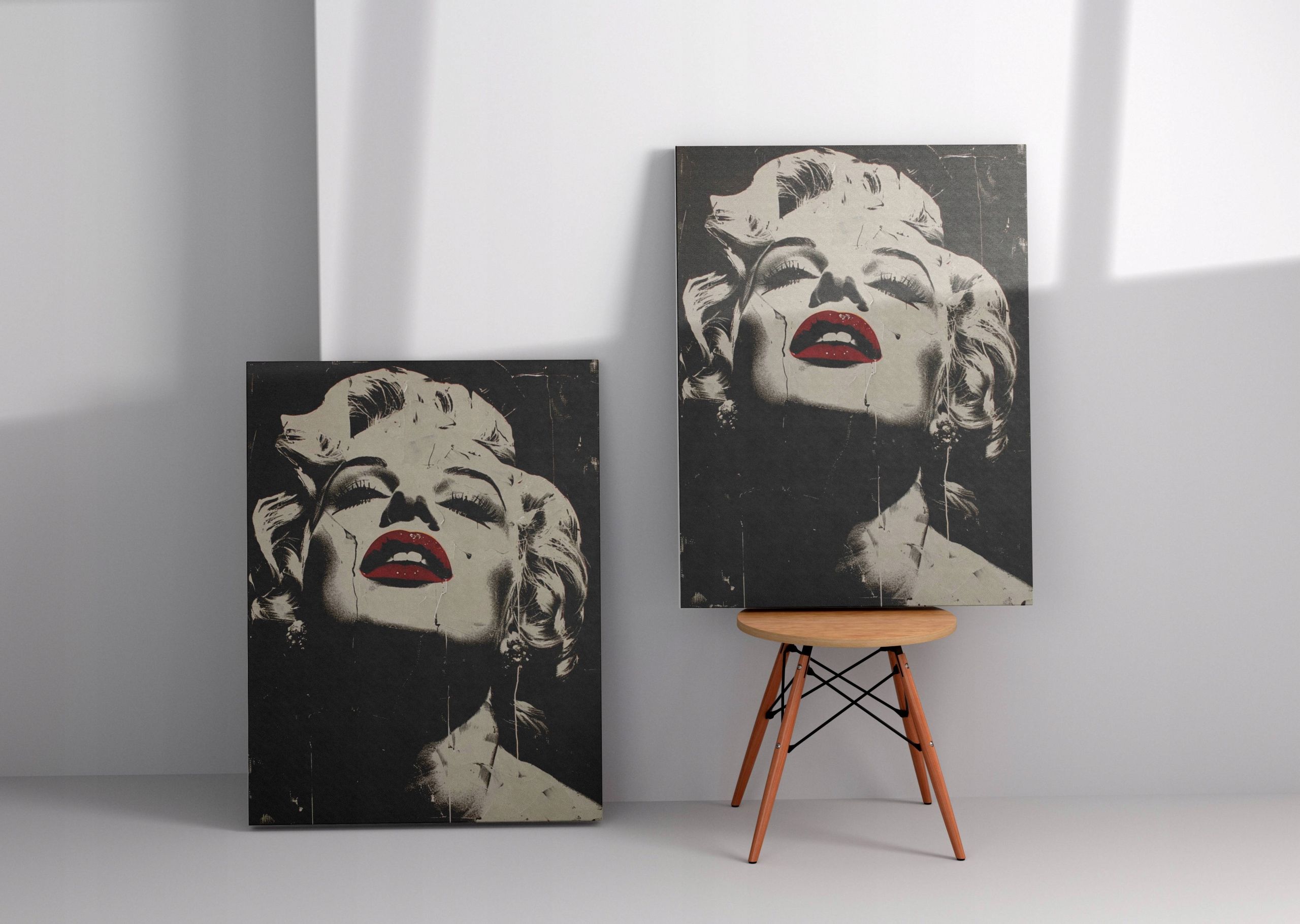 Obraz na płótnie Marilyn Monroe 75x100 cm - Pop Art Deco do wnętrz