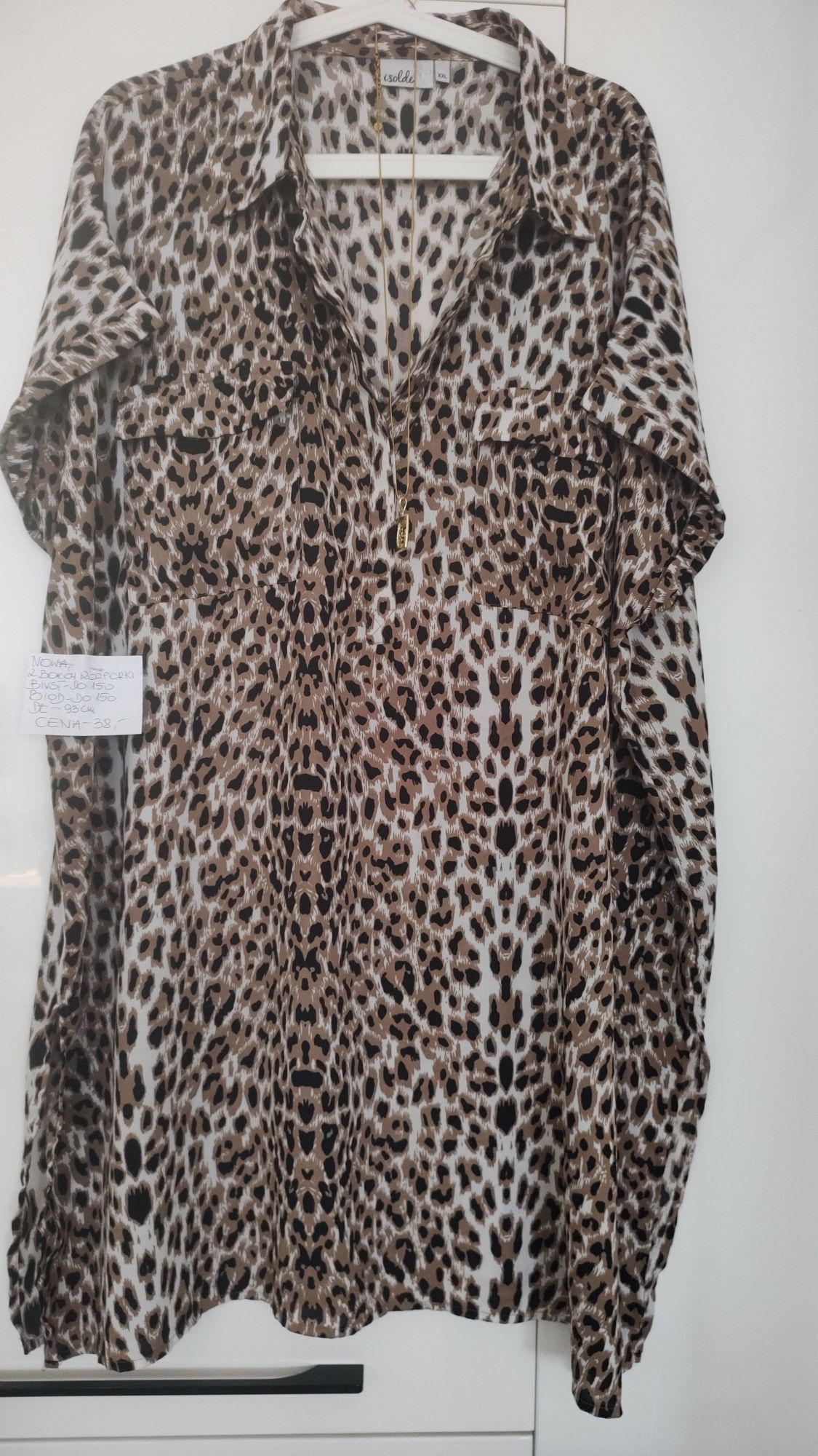 Bardzo ładna tuniko-sukienka biust 146/150