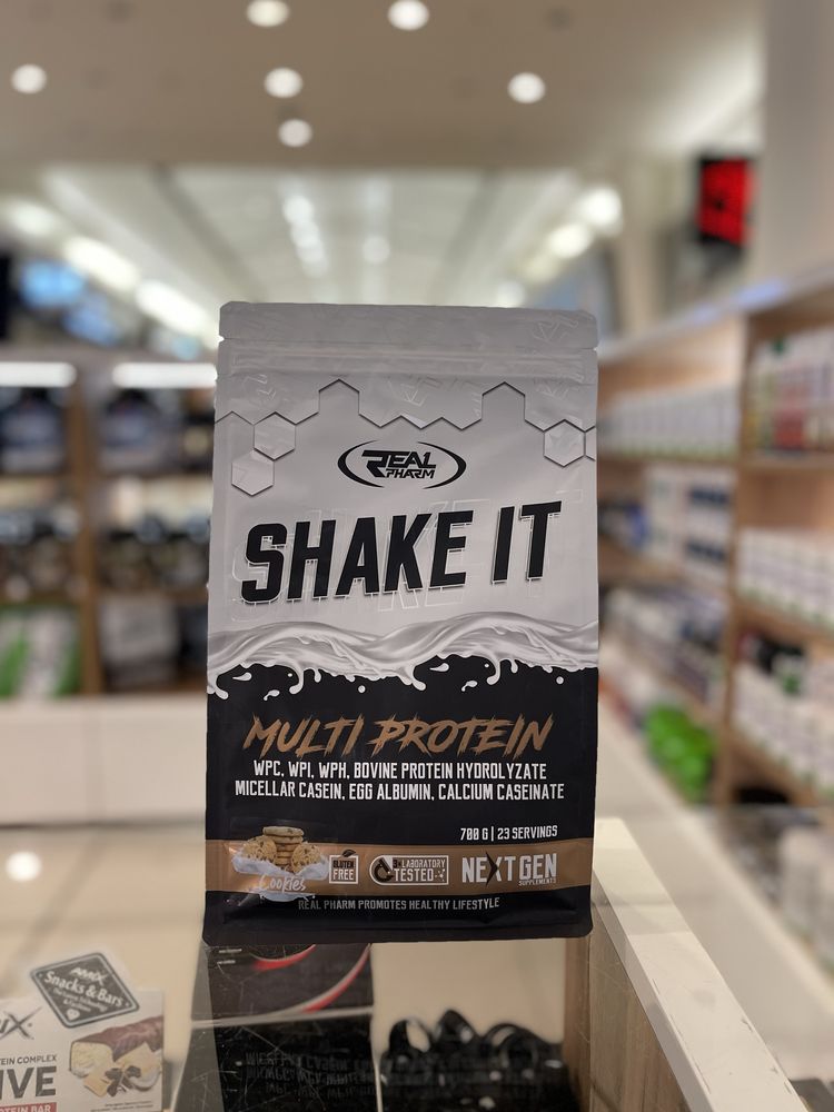 Białko Real Pharm Shake It 700G ciasteczko mięśnie protein masa RADOM