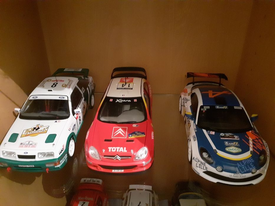 Carros rally 1/18