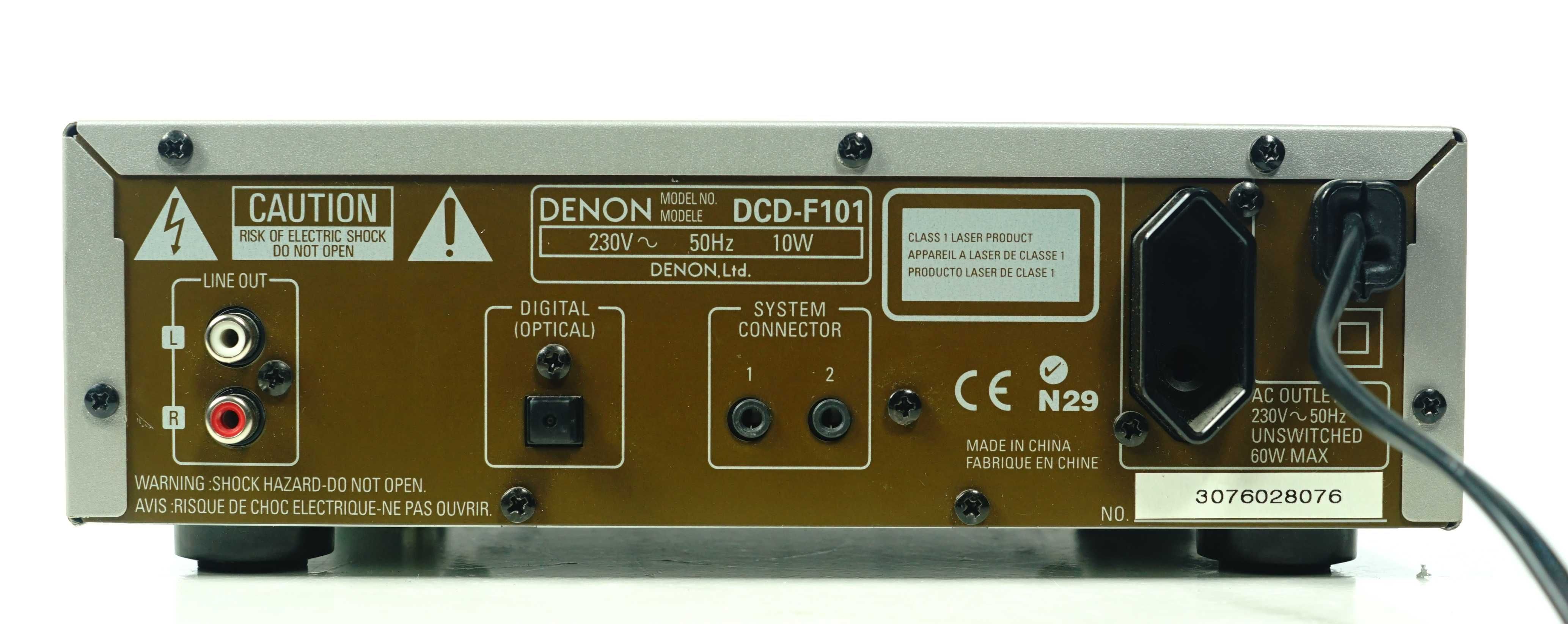 Denon DCD-F101 odtwarzacz CD alu czyta CD-R st BDB