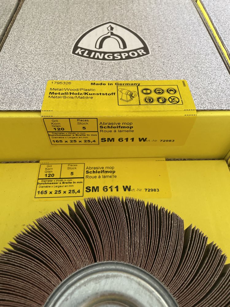 Ściernice listkowe nasadzane Klingspor SM 611 W Adax Koźle