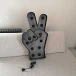 Lampa ścienna kinkiet Kare Design PEACE 40X71 metalowa e14