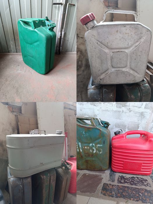 Каністра металева 20 л. Пластикові