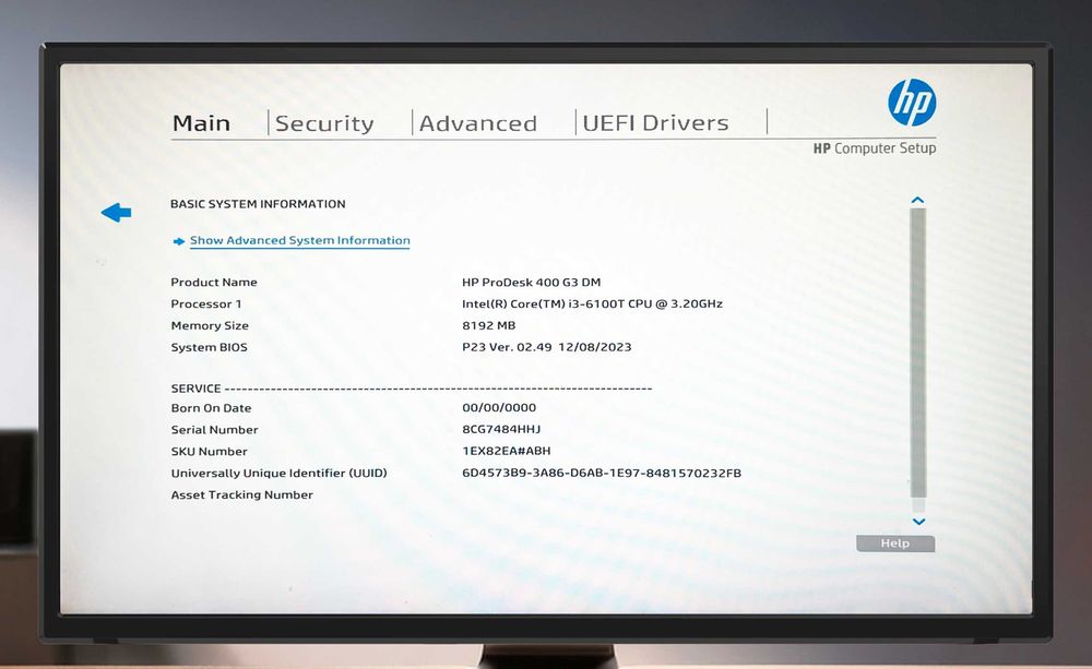 Mini komputer HP ProDesk 400 G3 DM 35W