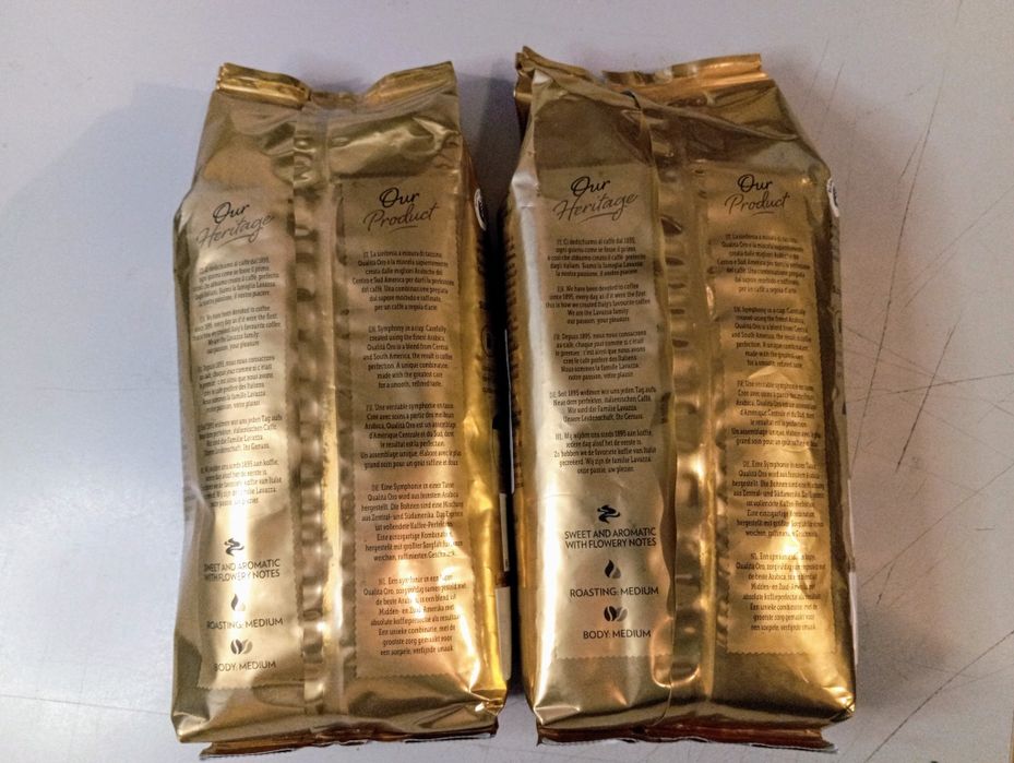Lavazza Qualita Oro kawa ziarnista 500g. 2 opk.