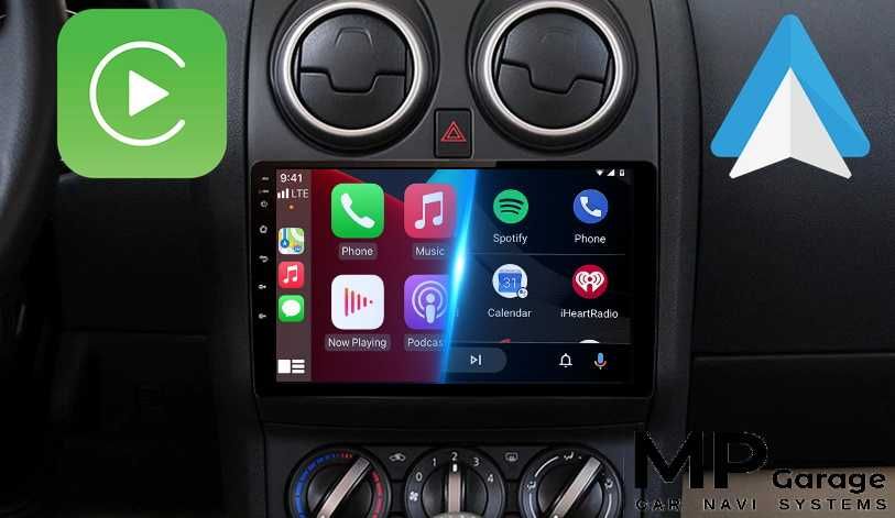 Radio Android Nissan Qashqai J10 4G LTE CarPlay AA Qled Montaż