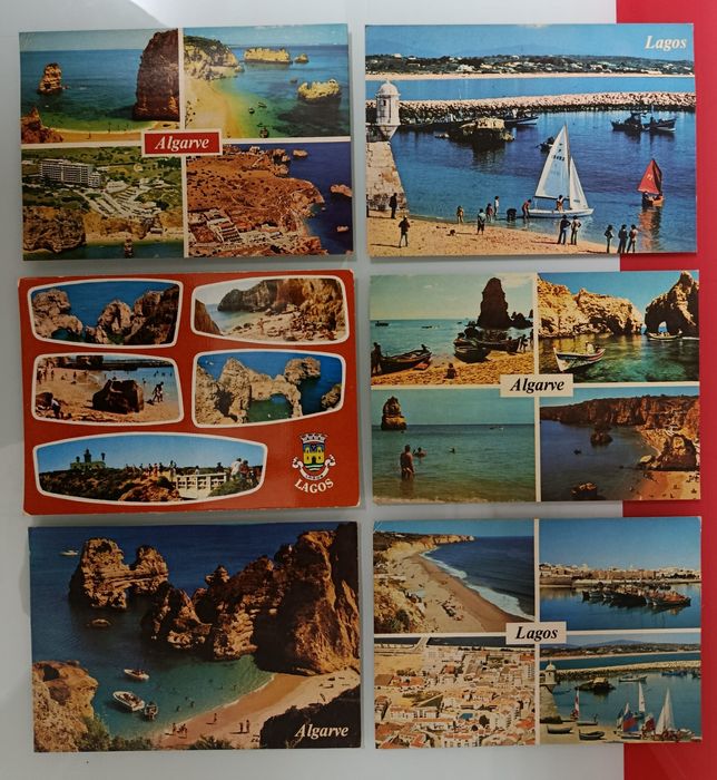 POSTAIS: Vimeiro, Serpa, Rio Maior, Viseu, Alenquer, Lagos e Évora