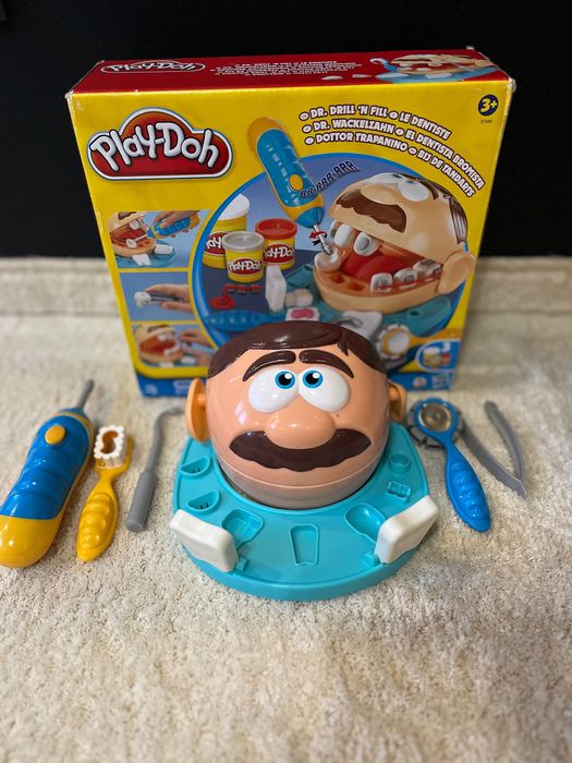 Hasbro Play-Doh Dentysta zestaw dentystyczne wiertło na baterie
