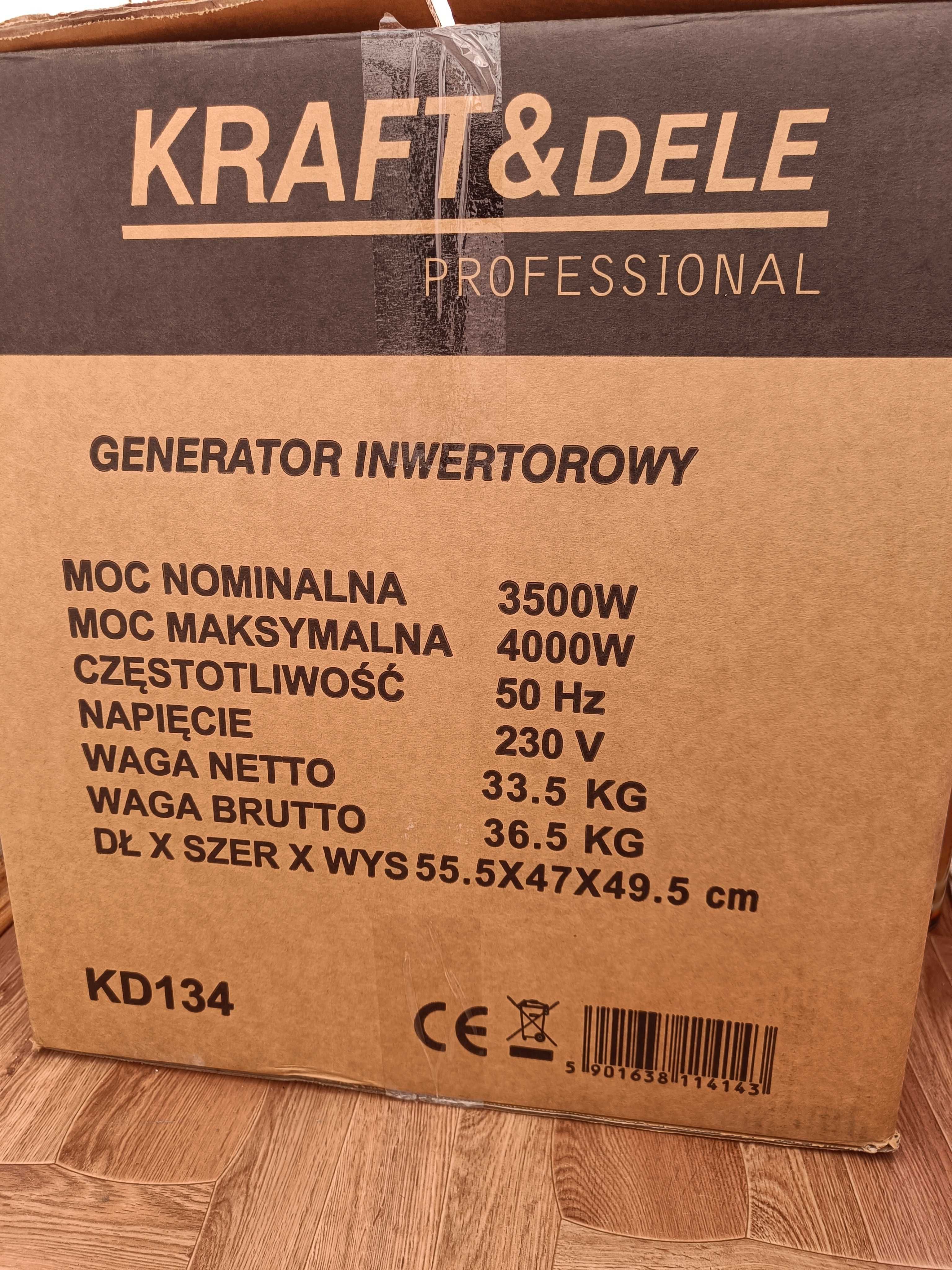 Генератор інверторний Kraft&dele KD134 3,5 кВт