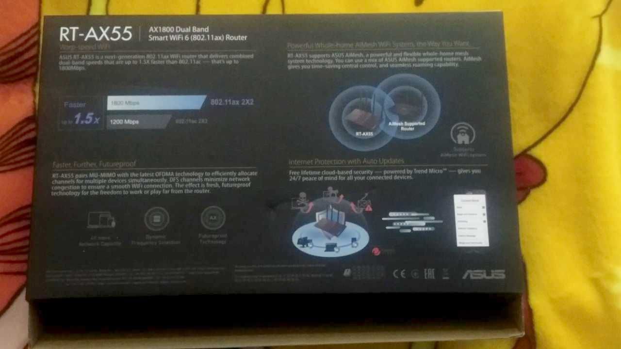 Интернет - Маршрутизатор Asus RT-AX55