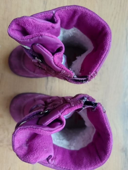 Buciki buty zimowe dziecięce dziewczęcym elefanten rozmiar 21 jak nowe