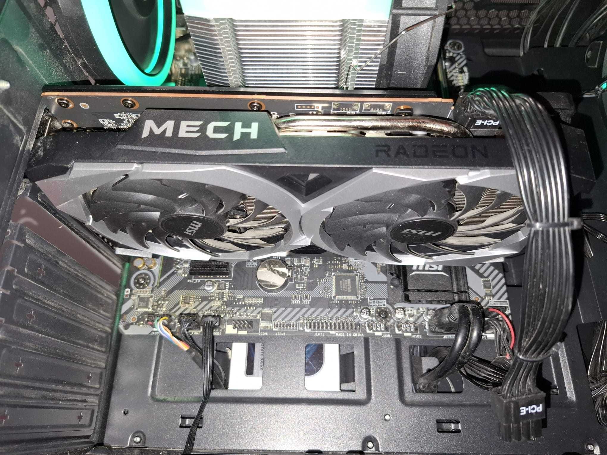 Komputer z 5 5600 i rx 6650 xt + monitor acer 165hz