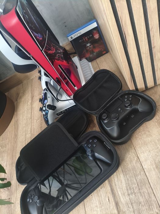 Ps5 slim z napędem plus dodatki czytać opis