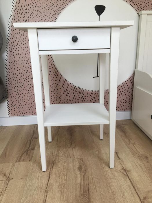 Stolik nocny ikea hemnes biały
