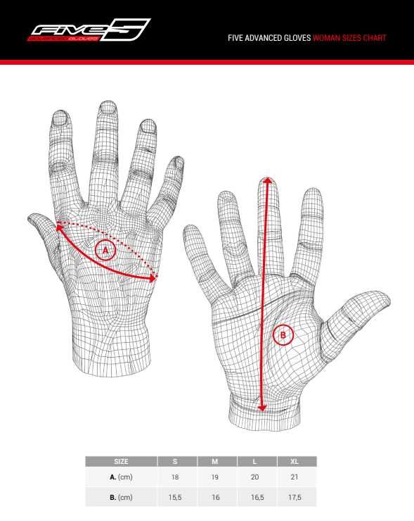 Мото рукавички карбон Five TFX Air  Glove розмір s/8