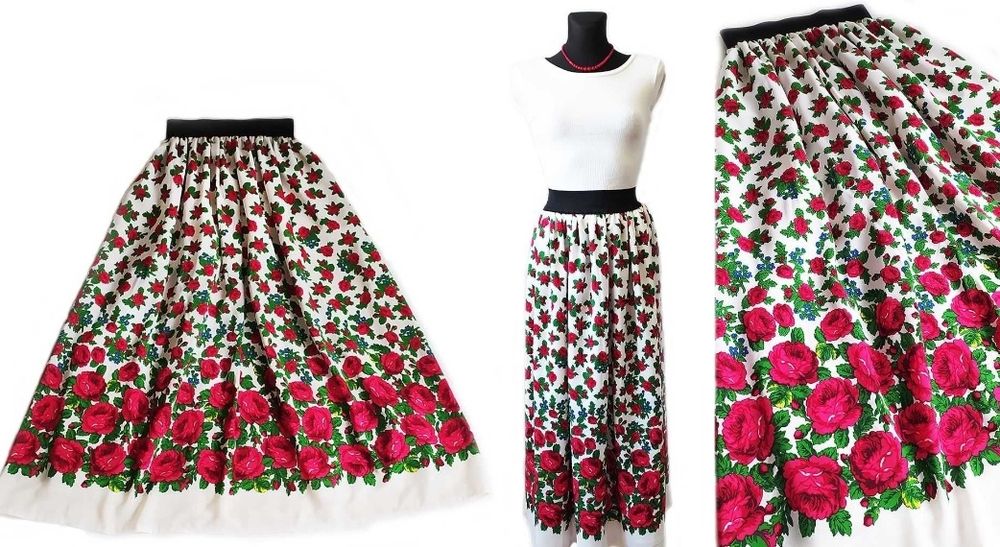 Spódnica długa biała