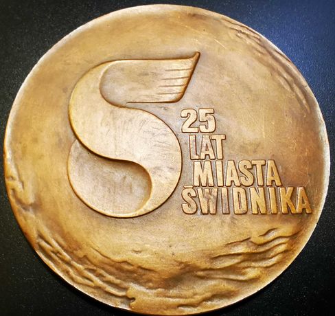 25 LAT MIASTA ŚWIDNIK 1954 - 1979. Medal.