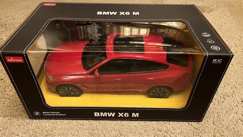 Komunia Oryginalne NOWE BMW X6 M zdalnie sterowany duży 36cm.